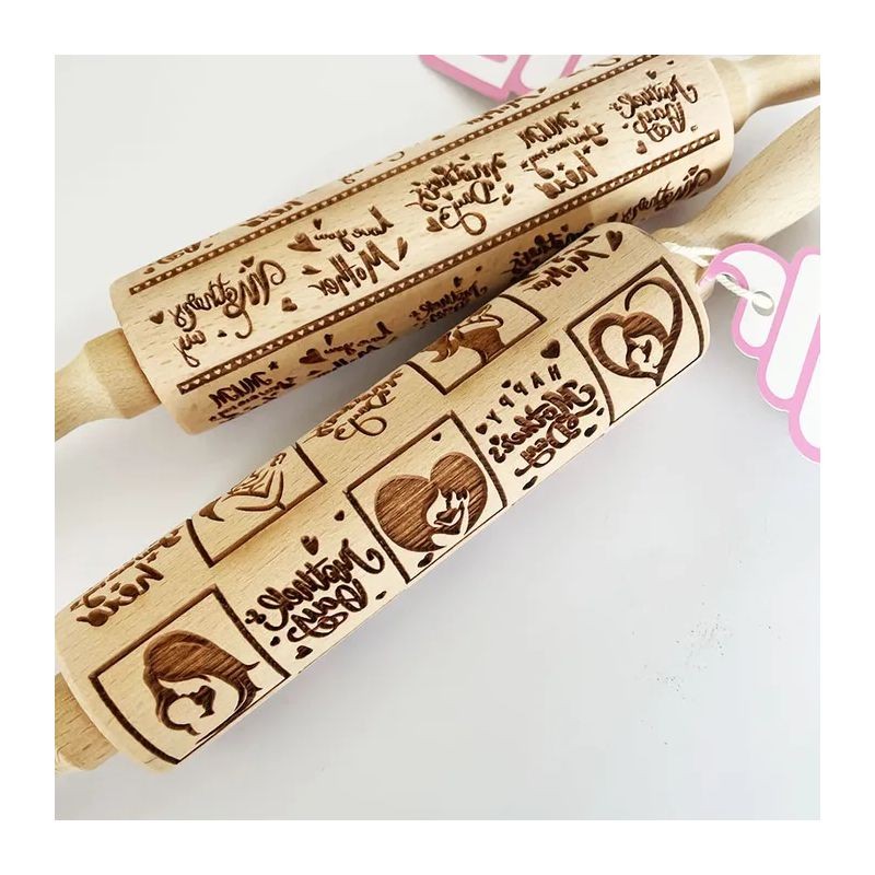 mothers-day-embossed-wooden-rolling-pin