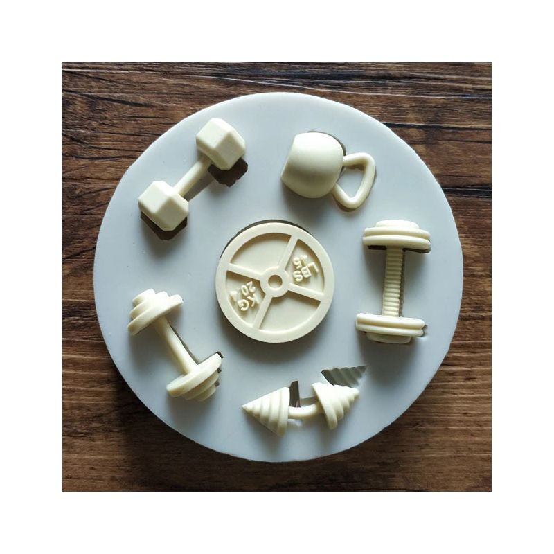 silicone-mould-gym-weights-6-cavity
