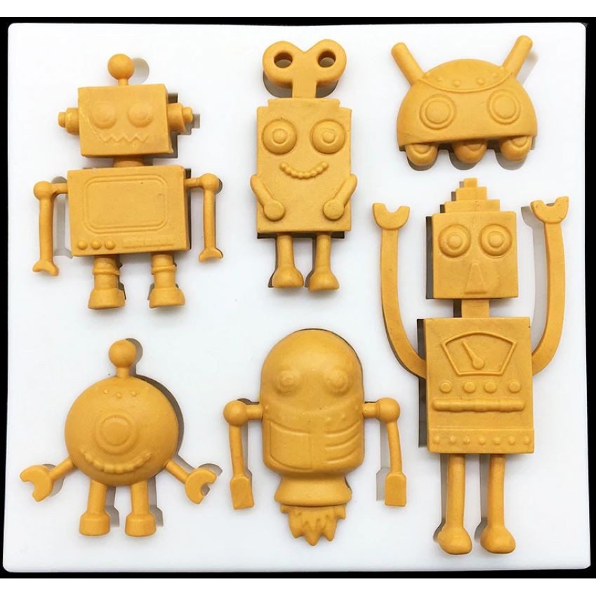 silicone-mould-robots-6-cavity