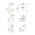 cake-topper-mermaid-silver-6pc