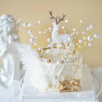 cake-topper-reindeer-white-with-gold-antlers