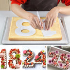0-8 Number Templates 8 inch