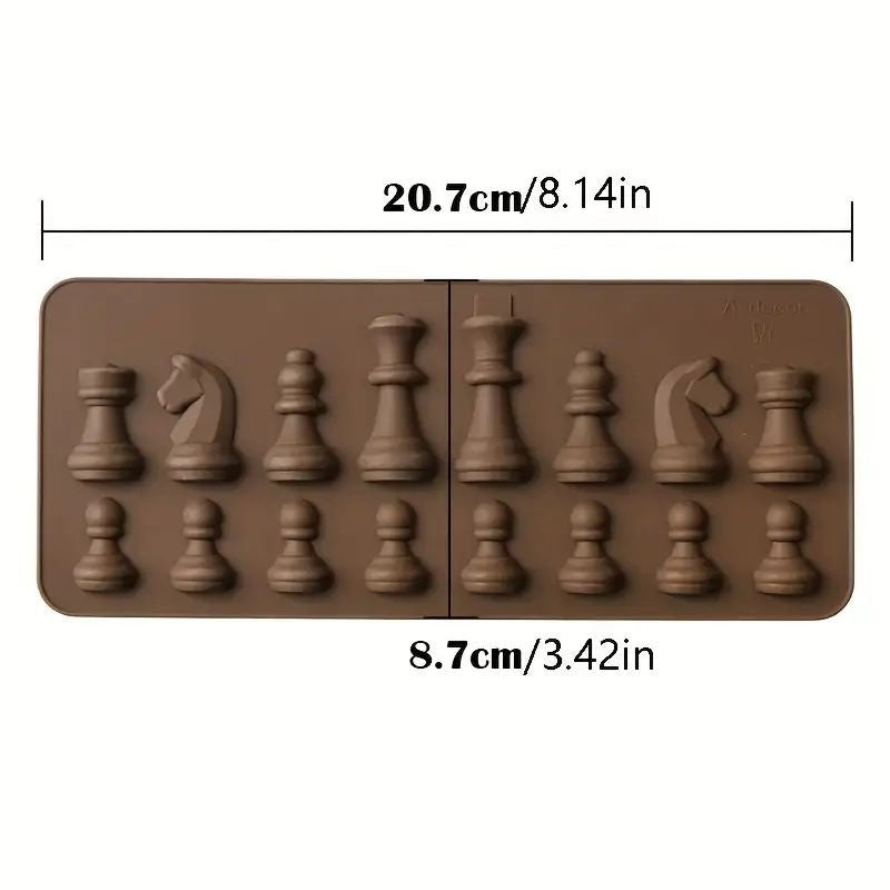 Silicone Mould 3D Chess 16 cavity