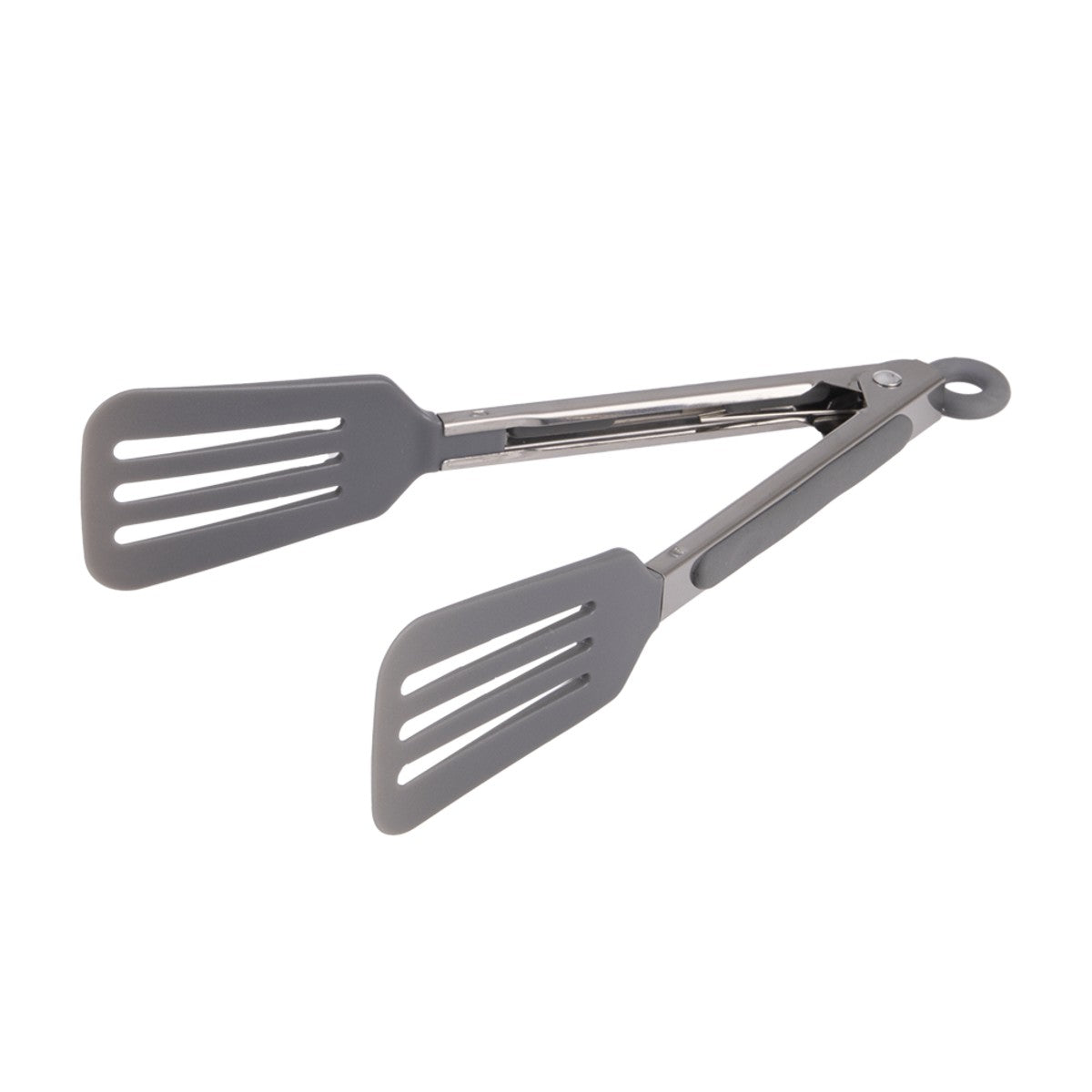 Appetito Mini Nylon Spatula Tongs 18cm Charcoal