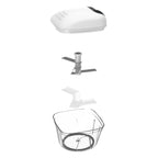 Appetito Pull Chopper - White Grey