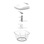 Appetito Pull Chopper - White Grey