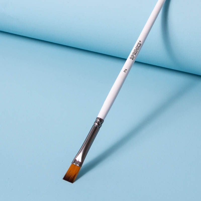 sprinks-flat-brush-number-2-white