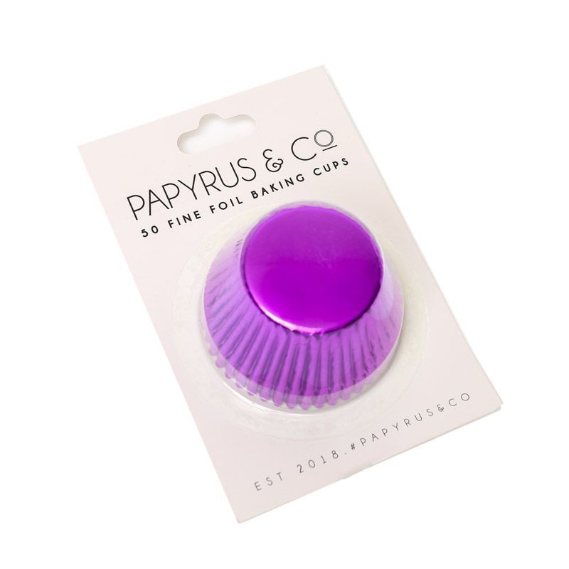 papyrus-standard-foil-baking-cups-50mm-50-pack-purple
