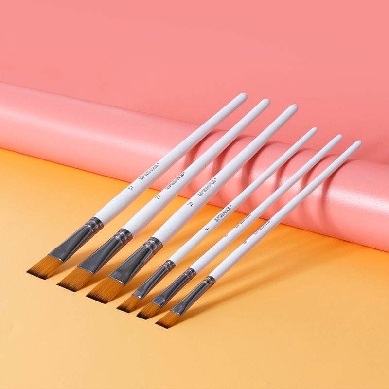 sprinks-flat-brush-number-6-white