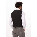 Chef Works Men's Black Basic Vest - VPME-BLK