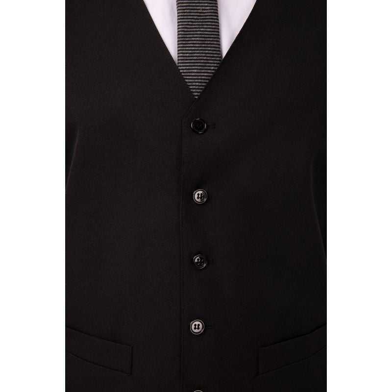 Chef Works Men's Black Basic Vest - VPME-BLK