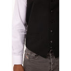 Chef Works Men's Black Basic Vest - VPME-BLK