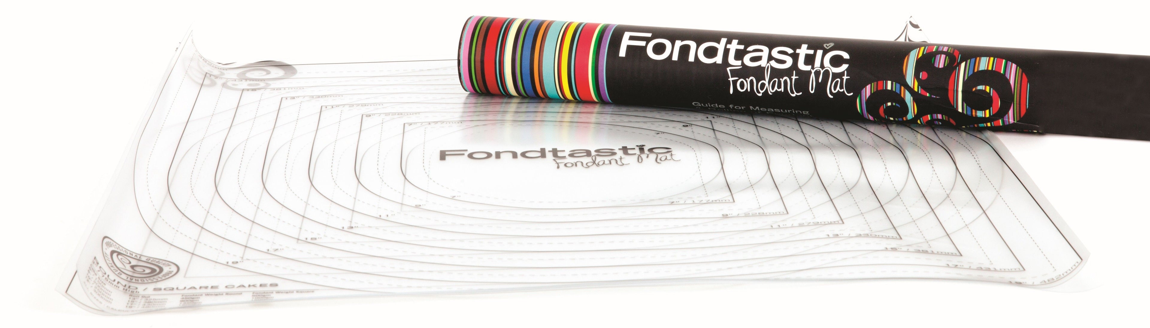 Fondtastic 2pc Fondant Mat Set 50x50cm