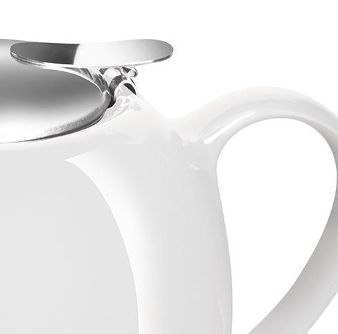 Avanti Camelia Ceramic Teapot 750ml Pure White