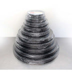 mondo-cake-board-masonite-round-black-10inch