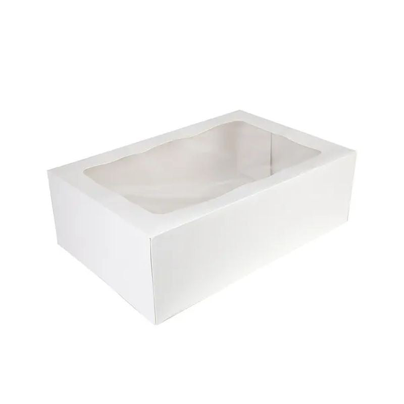 Mondo White Cake Box Rectangle 16x20x6 inch