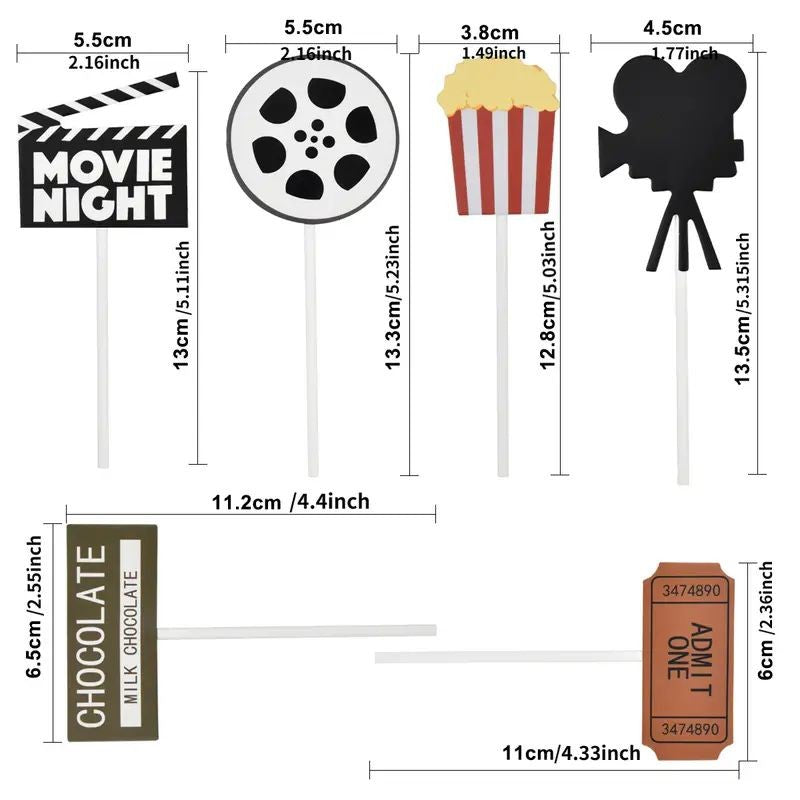 cake-topper-movie-night-12pc-set