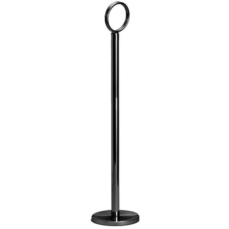 Chef Inox Table Number Stand - Black 20cm