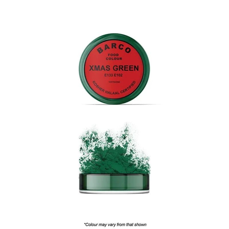 Barco Red Label Food Dust/Paint - Christmas Green 10ml
