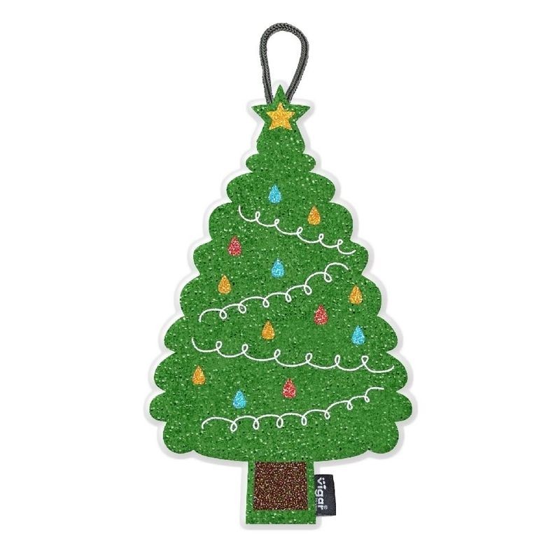 Vigar Christmas Tree Scrubber Sponge – 3 pack