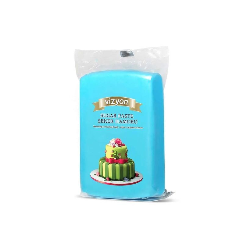Vizyon Fondant Sugar Paste - Blue 250g