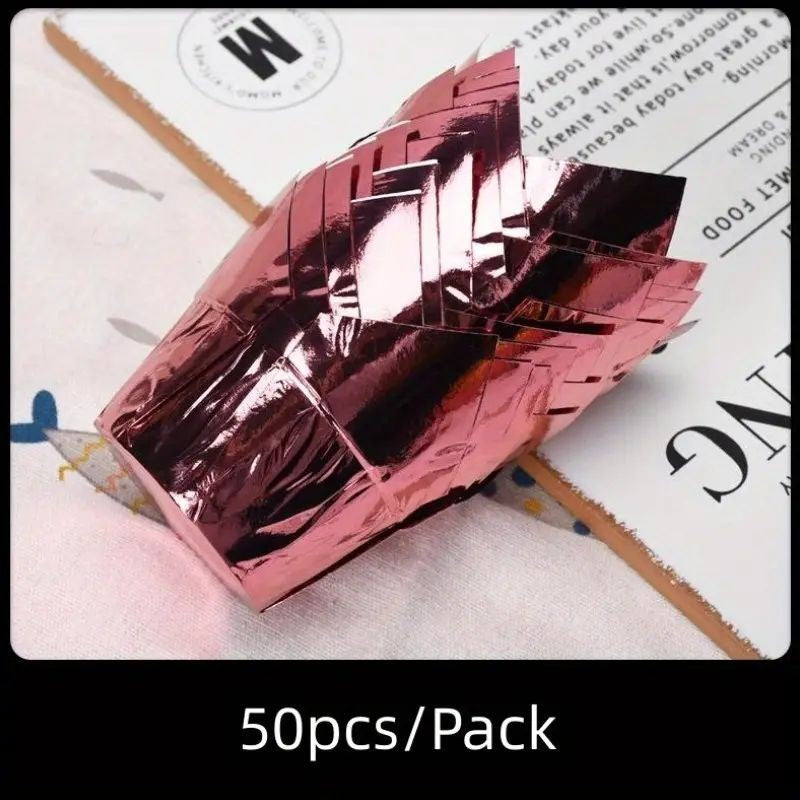 Tulip Muffin Cups and Cupcake Liners 50pcs Foil Rose Gold