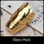 Tulip Muffin Cups and Cupcake Liners 50pcs Foil Gold