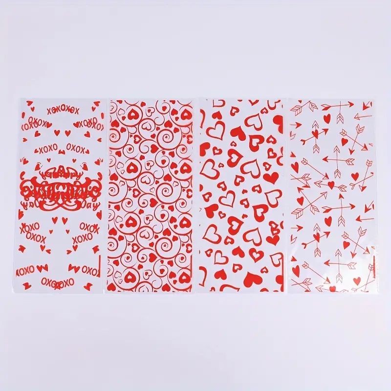 Valentines Day Cellophane Bags 100pc