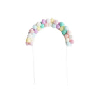 cake-topper-arch-soft-balls-multi-coloured