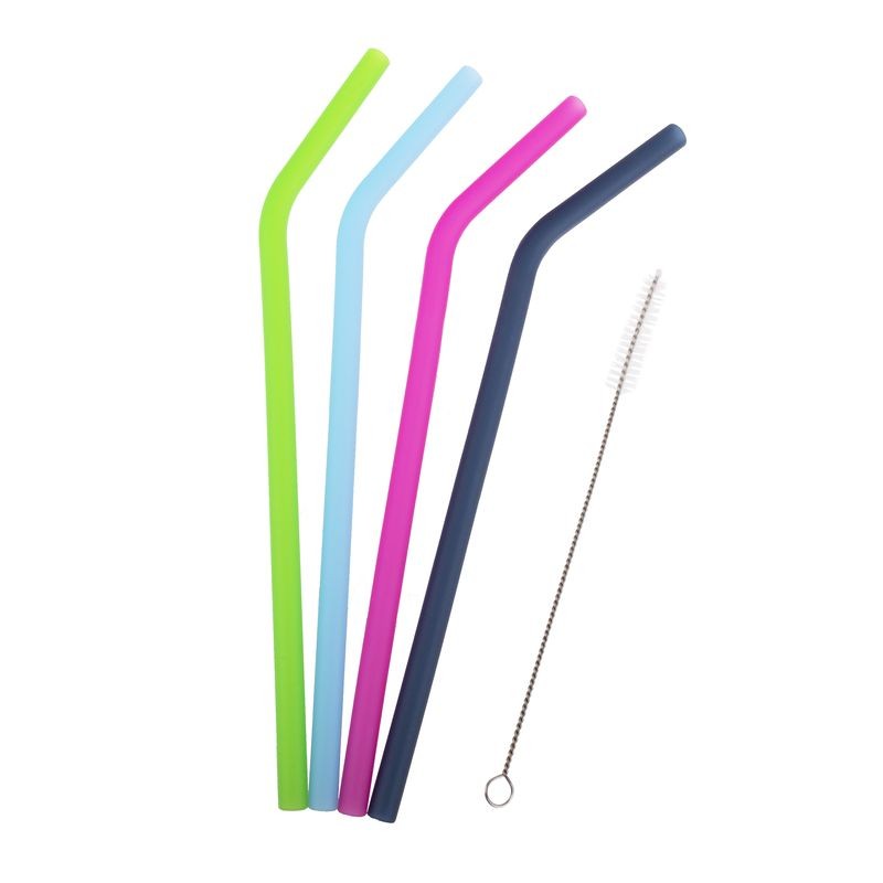 appetito-silicone-bent-drinking-straws-with-brush-4-set