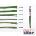 bake-group-flower-wire-26-gauge-50-pieces-dark-green