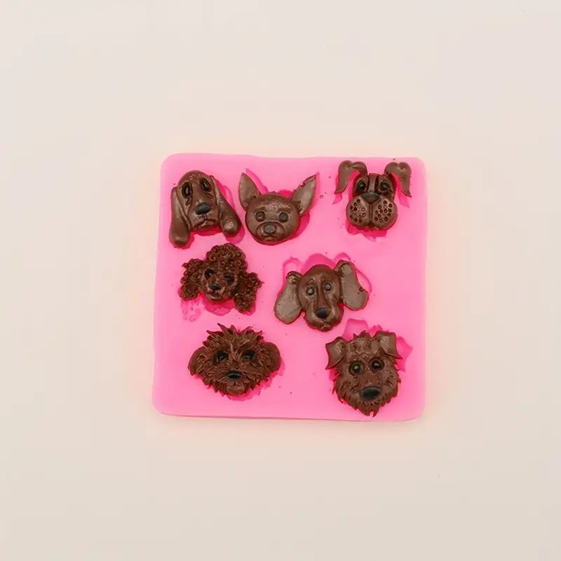 silicone-mould-dog-heads-7-cavity
