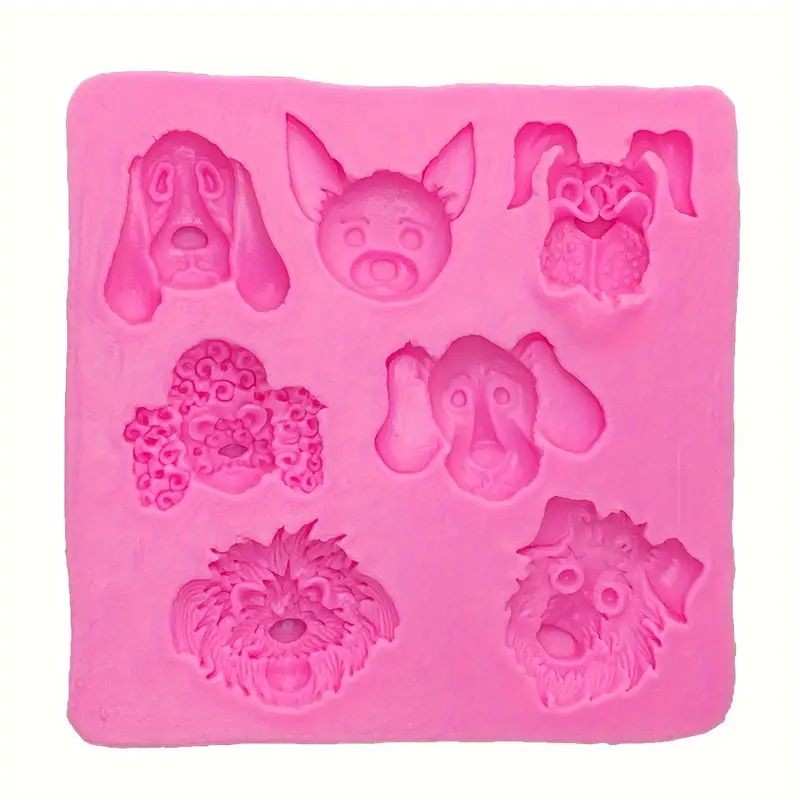 silicone-mould-dog-heads-7-cavity
