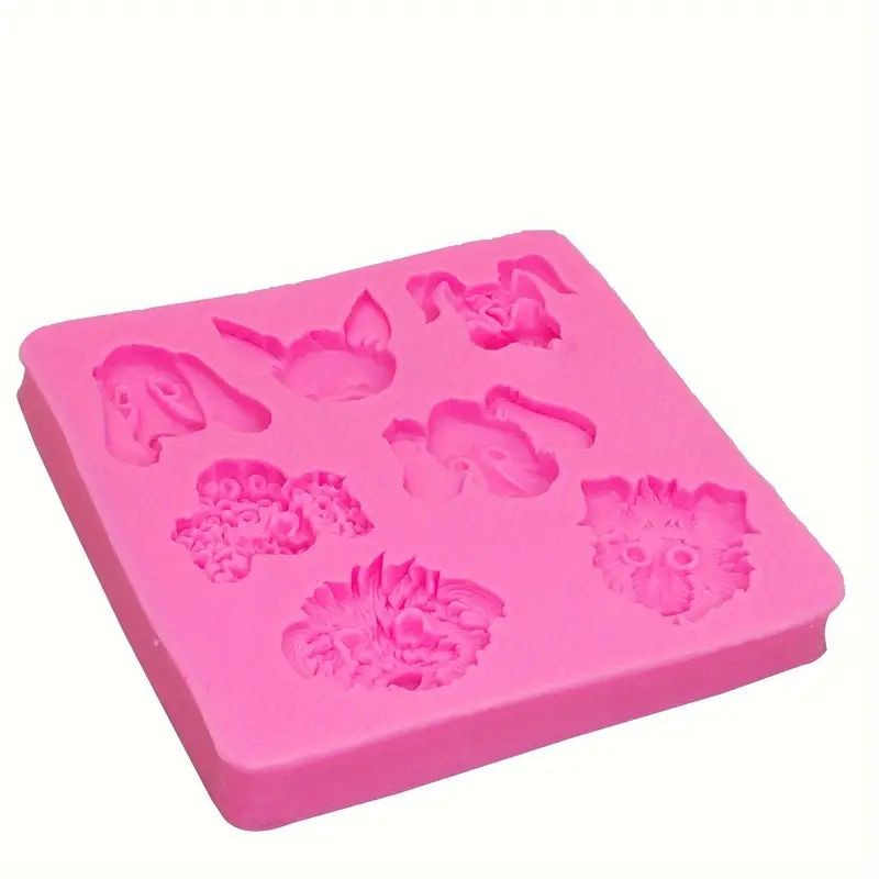 silicone-mould-dog-heads-7-cavity