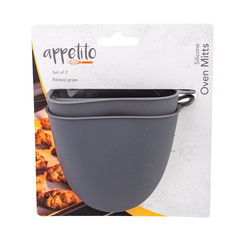 appetito-silicone-oven-mitts-charcoal-set-of-2