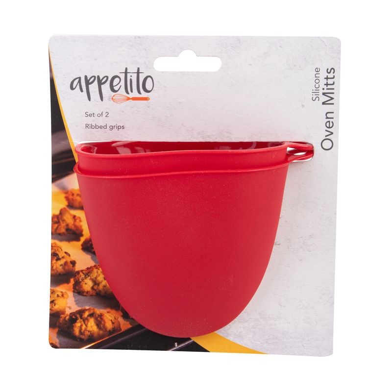 appetito-silicone-oven-mitts-red-set-of-2