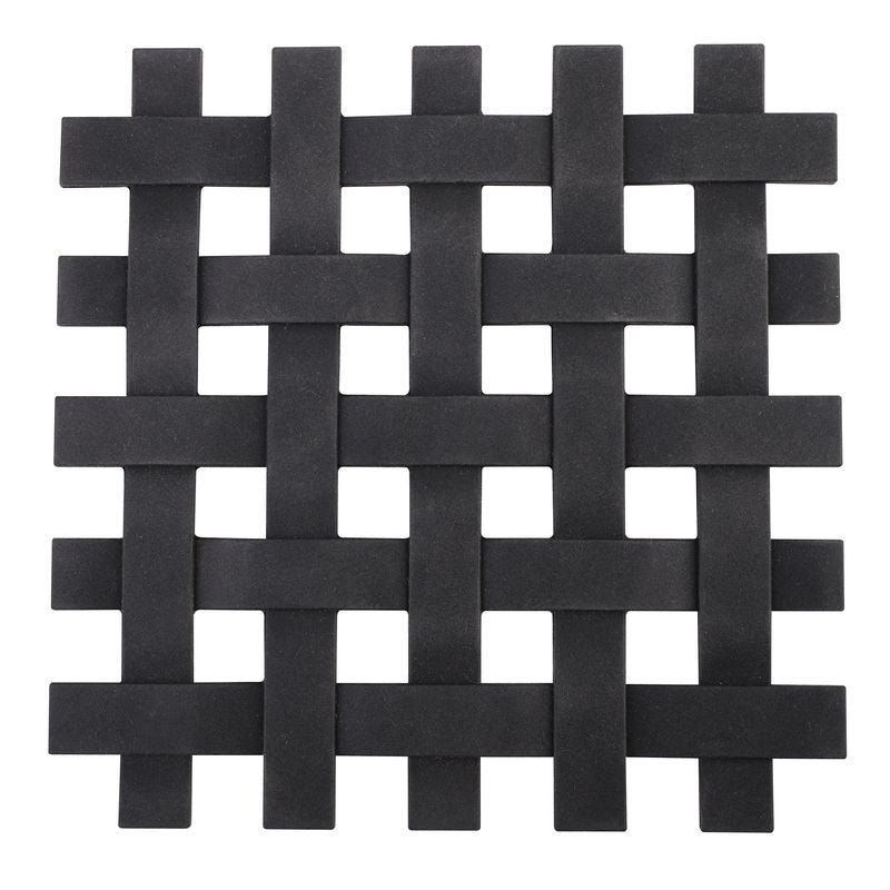 appetito-silicone-square-lattice-trivet-black-17-5cm