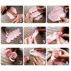 Rose Fondant Cutter 3pc Set