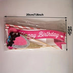 Unicorn Glitter Cake Topper incl banner