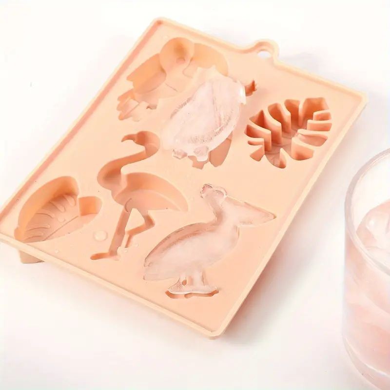 flamingo-silicone-mould-ice-cube-tray