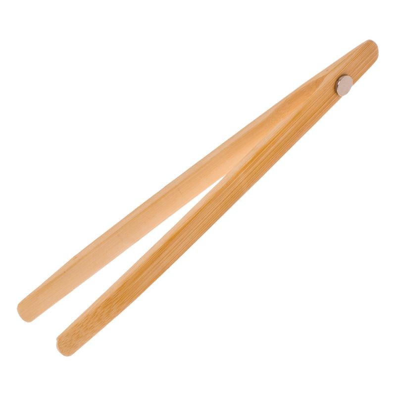 Appetito Bamboo Toast Tongs with magnet 20cm