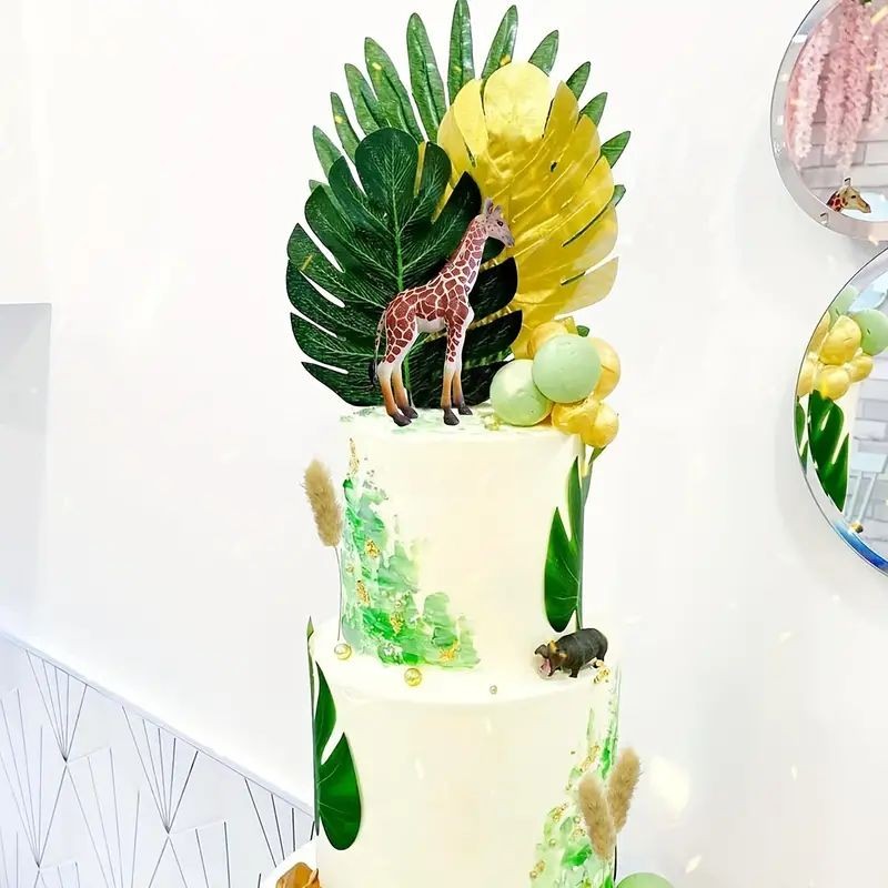 giraffe-jungle-cake-topper-set-8pc