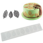 Silicone Fondant Mat Leaves 9 assorted designs
