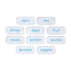 Youcopia Re-Stickable Fridge Labels 10pk