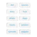 Youcopia Re-Stickable Fridge Labels 10pk
