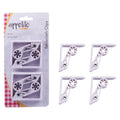 appetito-spring-action-plastic-table-cloth-clips-4-set-white