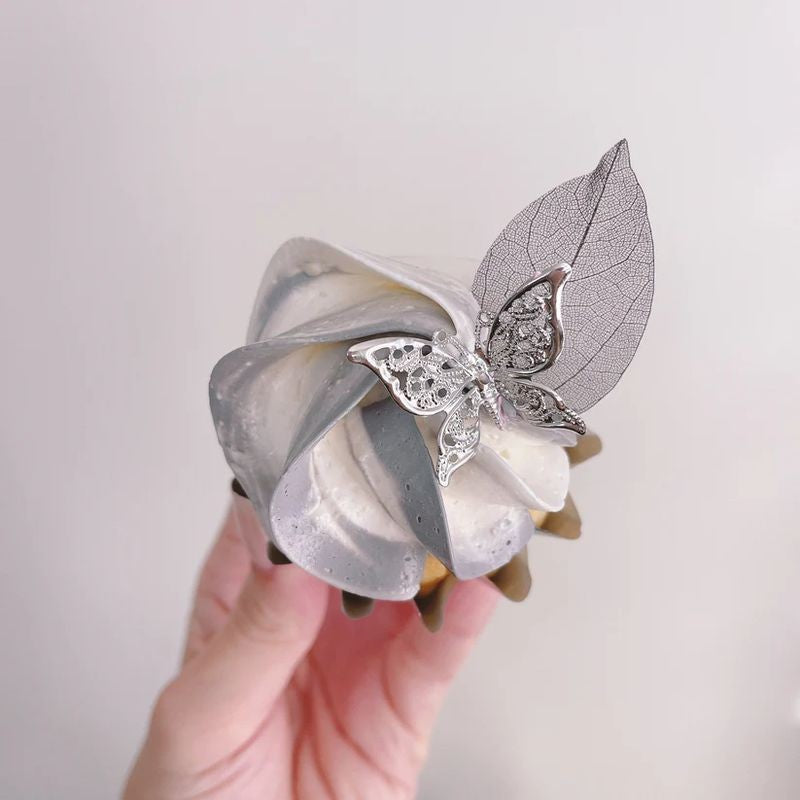 More Decos Filagree Silver Butterflies 10pk