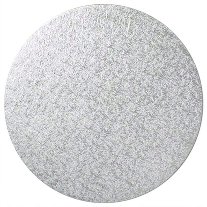 Mondo Cake Board Masonite Round - Silver - 11inch