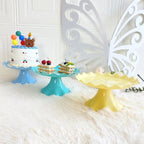 scalloped-plastic-cake-stand-yellow