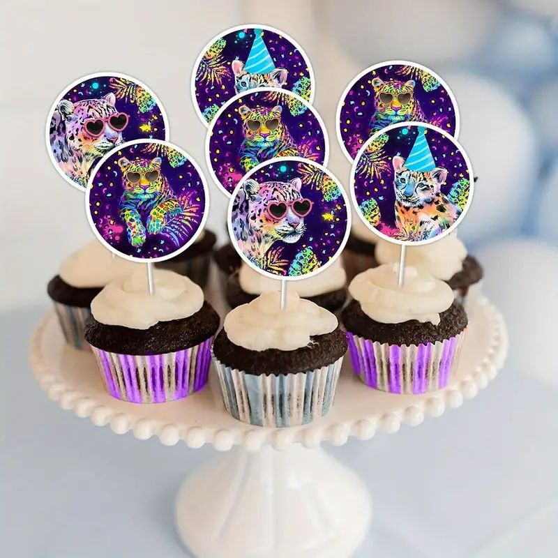 cake-top-rainbow-cheetah-36pcs